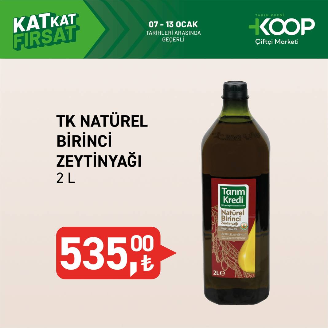 Adını Koop Çiftçi Marketi yapan Tarım Kredi, büyük indirimi başlattı 13
